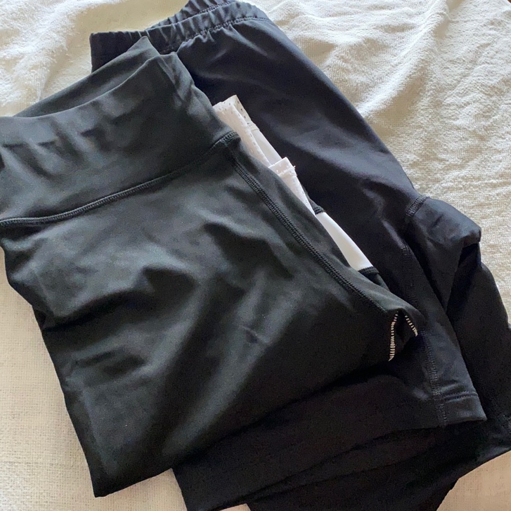 Biker shorts and leggings